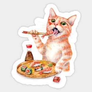 Sushi cat Sticker